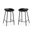 Renzo Barstool - Set of 2 - Black