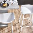 Renzo Barstool - Set of 2 - White
