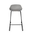 Rocco Barstool - Set of 2 - Light Grey