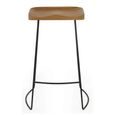 Travis Barstool - Set of 2 - Brown