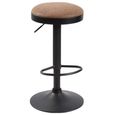 Remi Barstool  Set of 2  Brown Leather