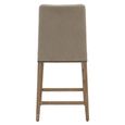 Clearance - Rex Barstools - Set of 2 - Grey Fabric with Back - A250