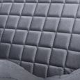 Malmo Barstool with Back - Set of 2 - Grey Fabric