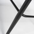 Malmo Barstool with Back - Set of 2 - Grey Fabric