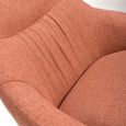 Boden Bar Chair - Set of 2 - Brick Red Fabric