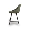 Boden Counter Chair - Set of 2 - Green Fabric
