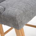 Cole Bar Chair - Set of 2 - Grey Fabric