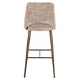 Delphine Barstool - Lovely Nature and Gold - Fabric and Metal
