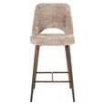 Delphine Counter Stool - Lovely Nature - Fabric and Metal