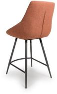 Boden Counter Chair - Set of 2 - Brick Red Fabric