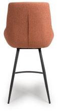 Boden Counter Chair - Set of 2 - Brick Red Fabric