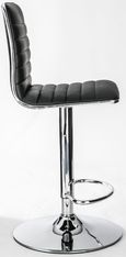 2 x Comal Black Faux Leather Barstool - ABS1301-BLK