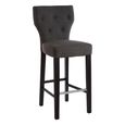 Decatour Barstool - Set of 2 - Grey Fabric
