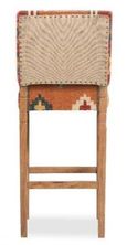 2 x Dewas Kilim Red Barstool