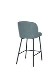 2 x Falun Light Green Fabric Counter Stool