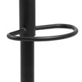 Finch Barstool - Set of 2 - Black - Swivel - Gas Lift - Round
