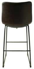 2 x Fremont Chestnut Vintage Leather Barstool