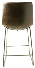 2 x Fremont Chestnut Vintage Leather Counter Stool