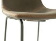 2 x Fremont Mussel Grey Fabric Barstool