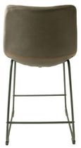 2 x Fremont Mussel Grey Fabric Counter Stool