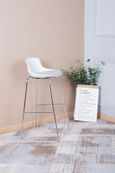 2 x Henry White Barstool - ABS7085WHT