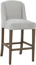2 x Morgan Grey Upholstered Barstool
