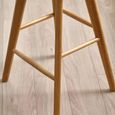 Mulu Barstool - Set of 2 - Natural Wood
