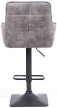 2 x Orion Suede Dark Grey Effect Barstool