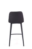 2 x Ryan Vintage Black PU Counter Stool