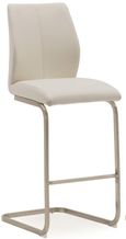 Irma Barstool - Set of 2 - Taupe Faux Leather