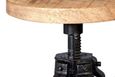 Bhuj Industrial Style Wooden Crank Table