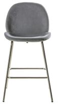 Clearance - 4 x Flanagan Light Grey Velvet Barstool - FSS15915/886
