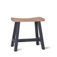 Clockhouse Stool Carbon and Natural Oak and Black