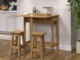 Corona Pine Mexican Drop Leaf Table with 2 Stools