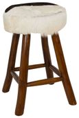 Frankfort Goat Skin Kitchen Stool