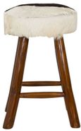 Frankfort Goat Skin Kitchen Stool
