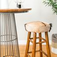 Frankfort Goat Skin Tall Kitchen Stool