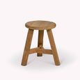 Hawthorne Outdoor Stool Natural Teak Wood