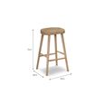 Lilley Bar Stool Lime Wash