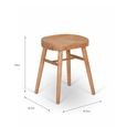 Lilley Stool Natural