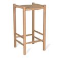 Longworth Bar Stool Natural Rattan