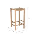 Longworth Bar Stool Natural Rattan