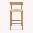 Longworth Bar Stool With Back Natural Rattan