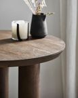 Helin Mango Wood Round Cafe Table