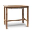 St Mawes Outdoor Bar Table with Trough 120cm Reclaimed Teak Wood