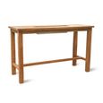 St Mawes Outdoor Bar Table with Trough 180cm Reclaimed Teak Wood