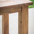 St Mawes Outdoor Bar Table with Trough 180cm Reclaimed Teak Wood