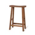 St Mawes Outdoor Bar Stool Reclaimed Teak Wood