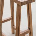 St Mawes Outdoor Bar Stool Reclaimed Teak Wood