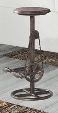 Wow Industrial Cycle Pedal Round Barstool